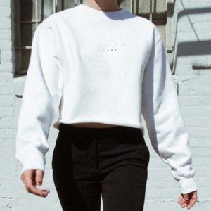 Los Angeles Brandy Melville cropped sweatshirt
